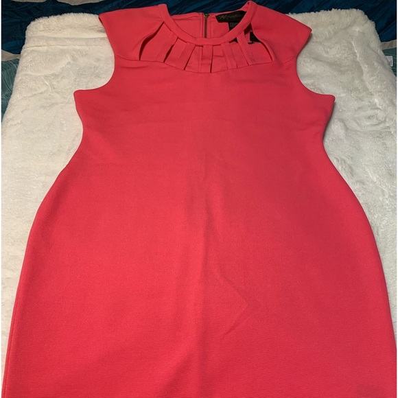 Pink Cut Out Neck Dress Size L Kardashian Kollection New with tags - Picture 3 of 10